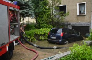 Schweres Unwetter am Samstag Nachmnittag in kamenz