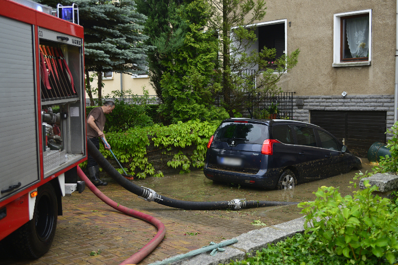 Land unter in Kamenz