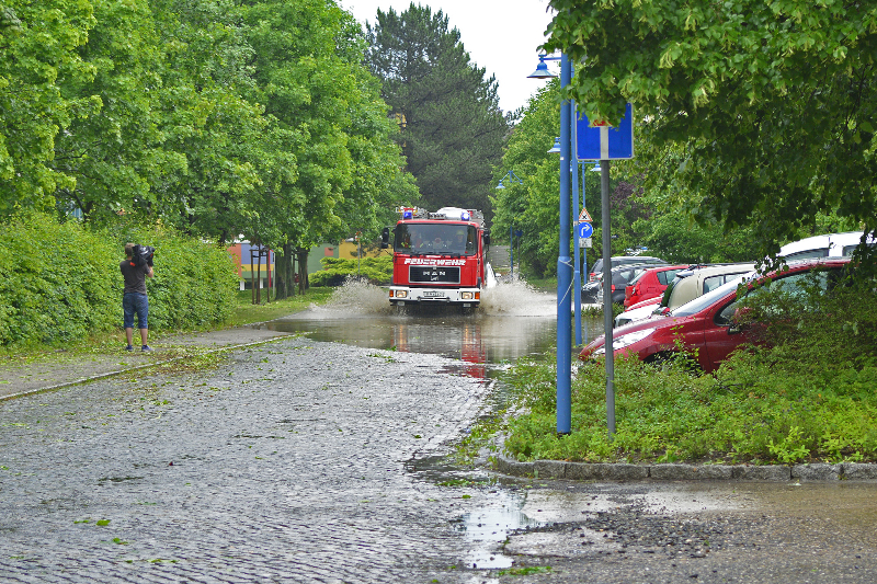 Land unter in Kamenz
