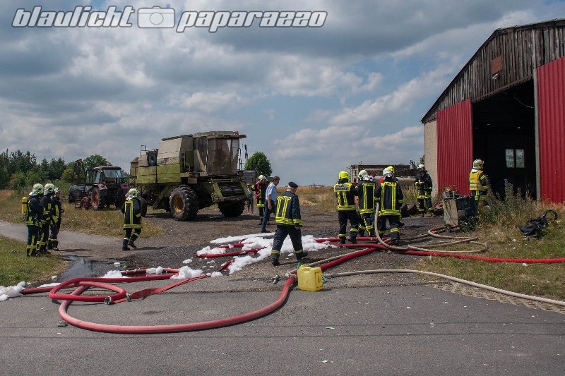 Riesen Glück bei Brand in Schmorkau