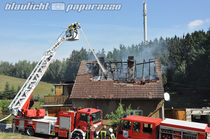 Kunnersdorf an der Eigen Dachstuhlbrand