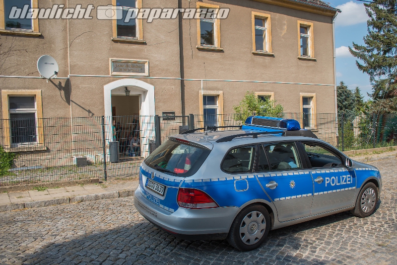Häslich: Unter Polizeischutz ins Asylbewerberheim