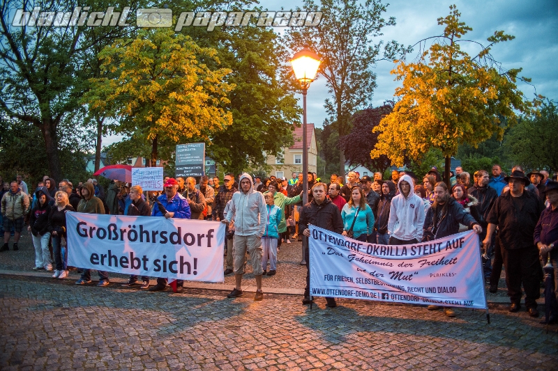 Asyl-Demo in Großröhrsdorf