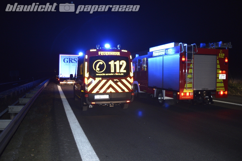 Unfall auf der A4 bei Pulsnitz